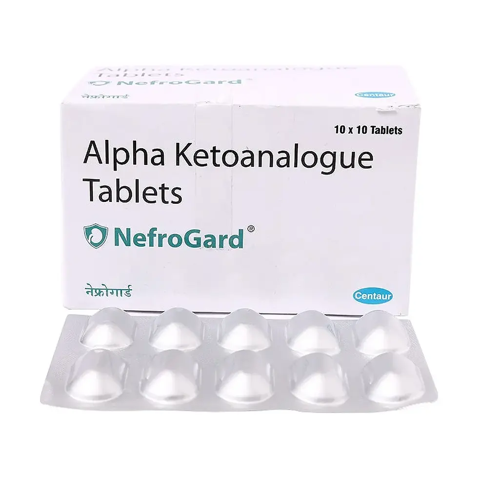 Nefrogard (Alpha Ketoanalogue) Tablet is a nutritional supplement used in the treatment | Ivermectinkart