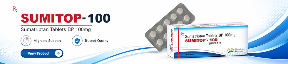 Sumatriptan 100 mg Tablets are a fast-acting and effective treatment | theskymeds