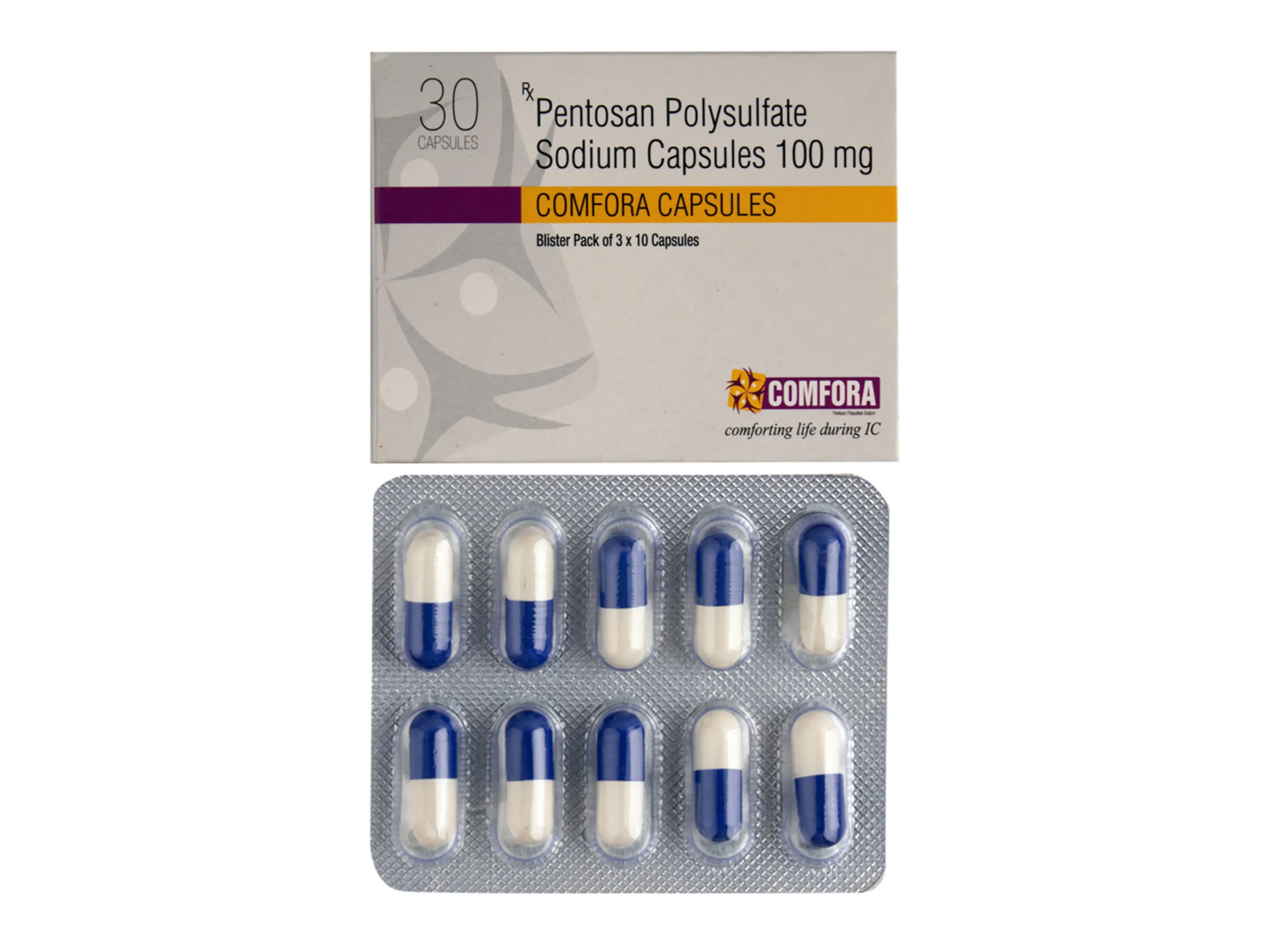 Comfora (Pentosan polysulfate sodium) Capsule is used to treat bladder pain | Ivermectinkart
