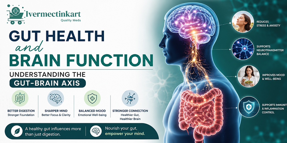Gut Health and Brain Function: Understanding the Gut-Brain Axis | Ivermectinkart