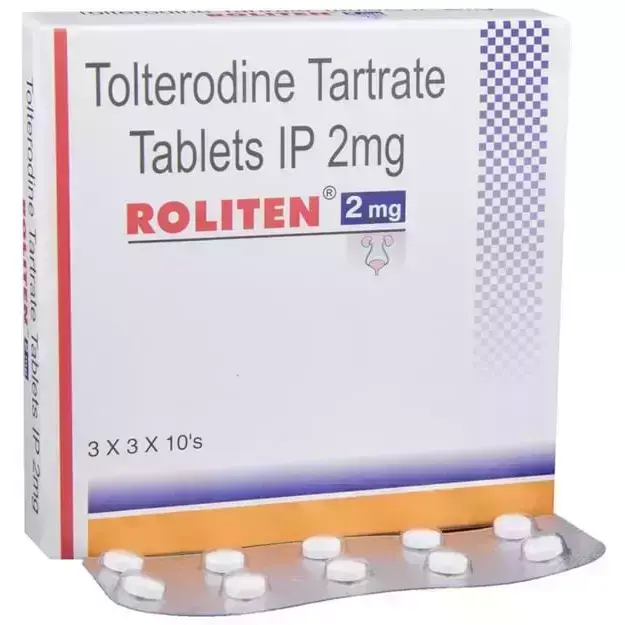 Roliten OD Capsule (Tolterodine), containing the active ingredient Tolterodine, may be the solution for you- Pharmacy⁹