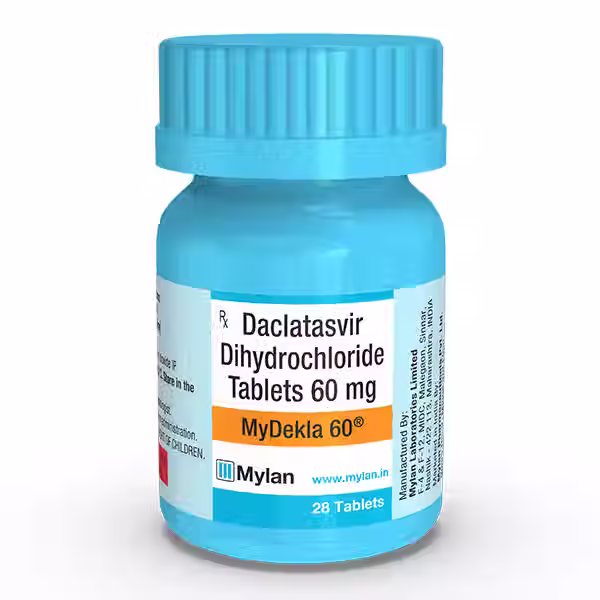 Mydekla 60 mg (Daclatasvir) is an antiviral medication. It is used along with other medications | skymeds