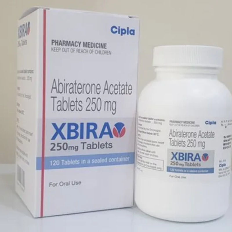 Xbira (Abiraterone) 250mg Tablet is used in the treatment of cancer of the prostate gland- Pharmacy⁹