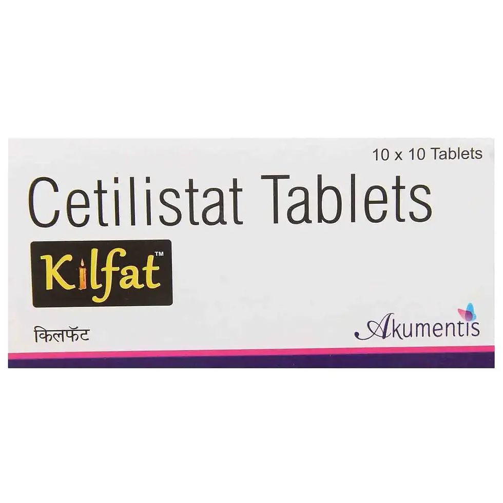 Thumbnail: Cetilistat 60 mg (kilfat) is a medicine used in the management of obesity associated  | skymeds