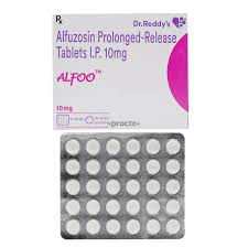 Alfoo 10 Tablet (Alfuzosin 10mg) is a prescription medication used to treat benign prostatic hyperplasia-Take Ivermectin™