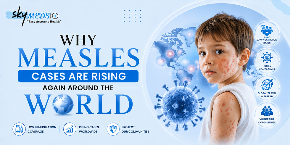 Why Measles Cases Are Rising Again Around the World | theskymeds