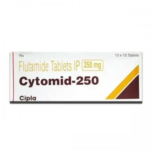 Cytomid 250mg (Flutamide) Tablet is used in the treatment of cancer of the prostate gland- Pharmacy⁹