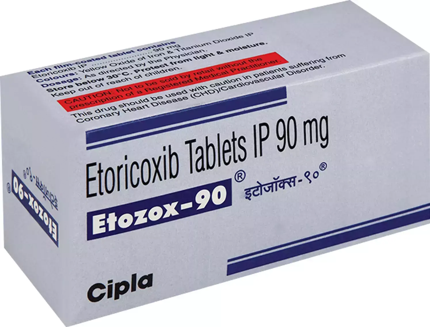 Etozox 90 Mg (Etoricoxib) is a pain-relieving medicine. It is used for relieving moderate pain | skymeds
