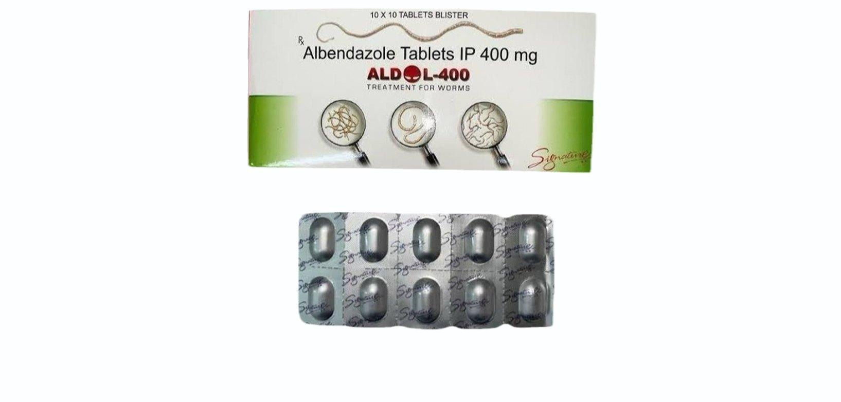 Aldol 400 Mg (Albendazole) helps relieve pain and inflammation | skymeds