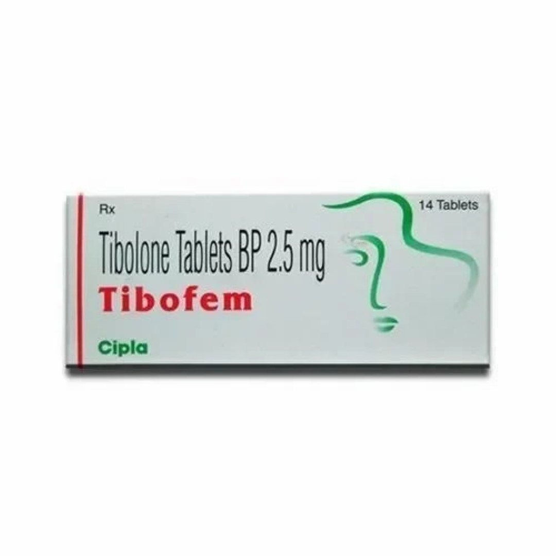 Tibolone 2.5 mg (Tibofem) is a female sex hormone (estrogen) | skymeds