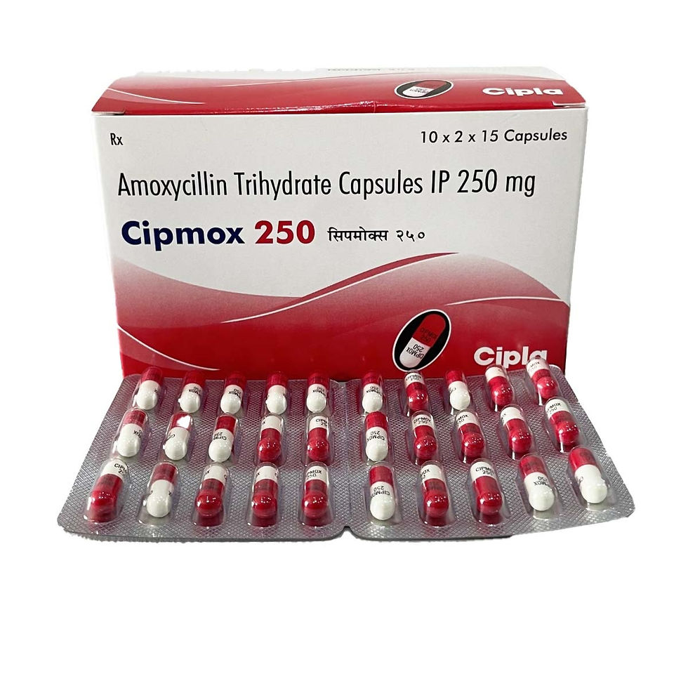 Amoxicillin 250MG (Cipmox) is used to treat a variety of bacterial infections-skymeds