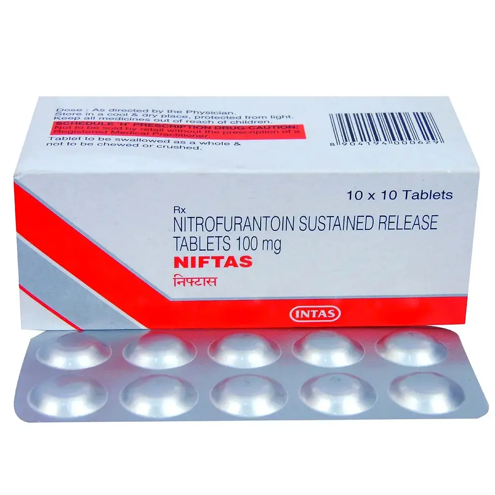 Niftas 100mg Tablet (Nitrofurantoin 100) is an antibiotic medication containing-Take Ivermectin™