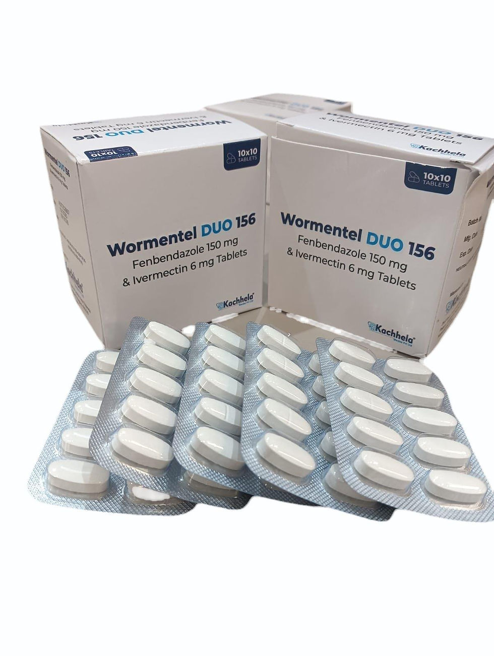 Wormentel Duo 156 (Fenbendazole/Ivermectin) is a combination dewormer used-Ivermectinkart