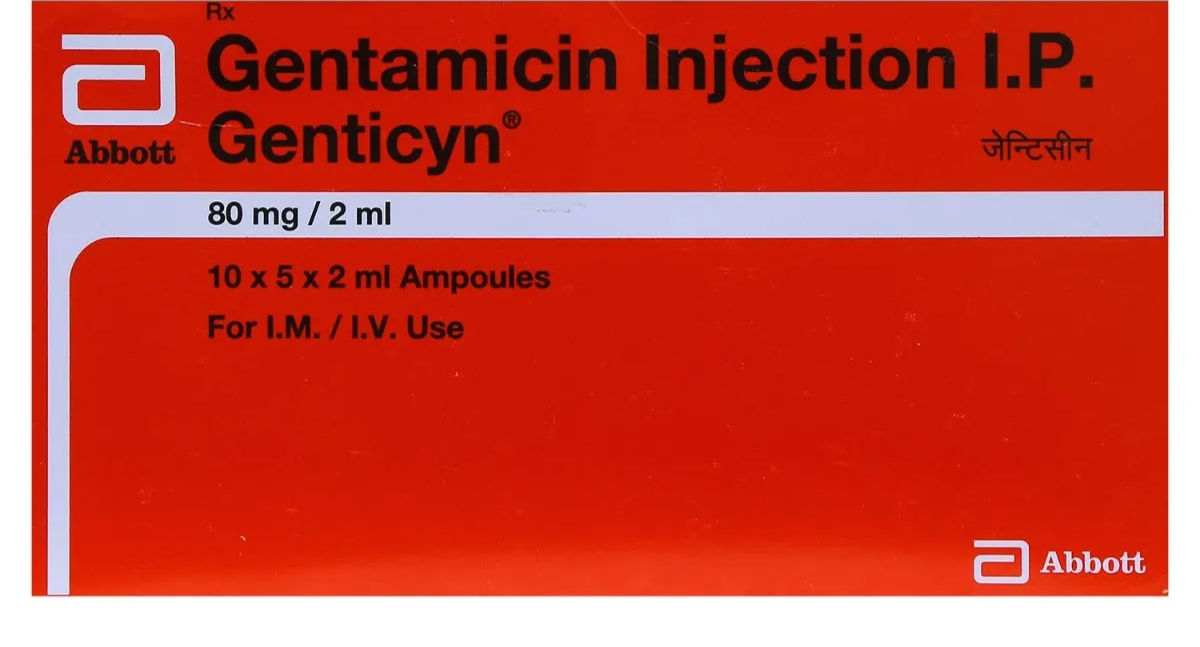 Genticyn 80mg Injection is an antibiotic used to prevent or treat a wide variety of bacterial infections | skymeds