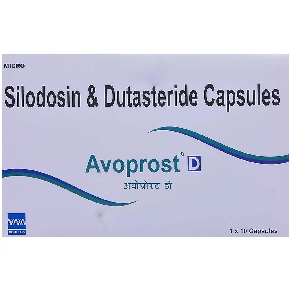 Avoprost D Capsule (Silodosin/Dutasteride) is a combination of two medicines that work | Ivermectinkart