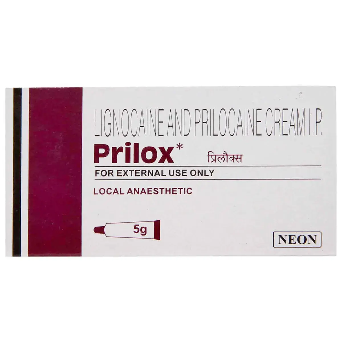 Prilox Cream (Prilocaine/Lidocaine) is a combination of two local anesthetic medicines-skymeds