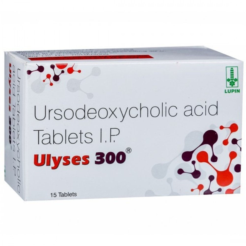 Ulyses 300 Tablet (Ursodeoxycholic Acid 300mg) is a medicine used to dissolve certain gallstones-skymeds