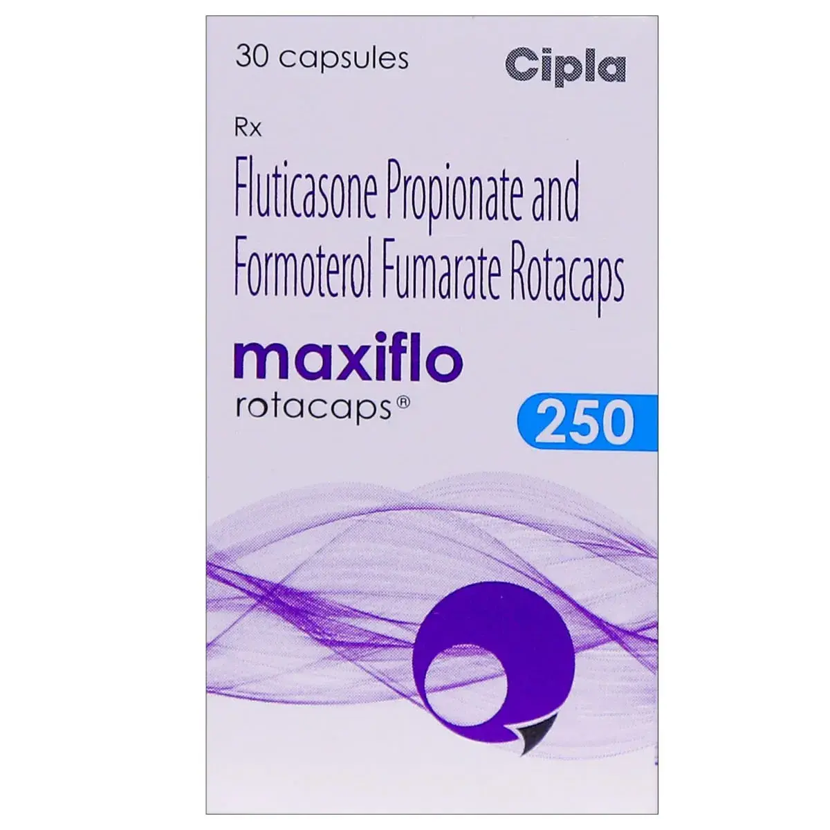 Maxiflo 250 Rotacaps (Fluticasone / formoterol) is used in the treatment of asthma | skymeds