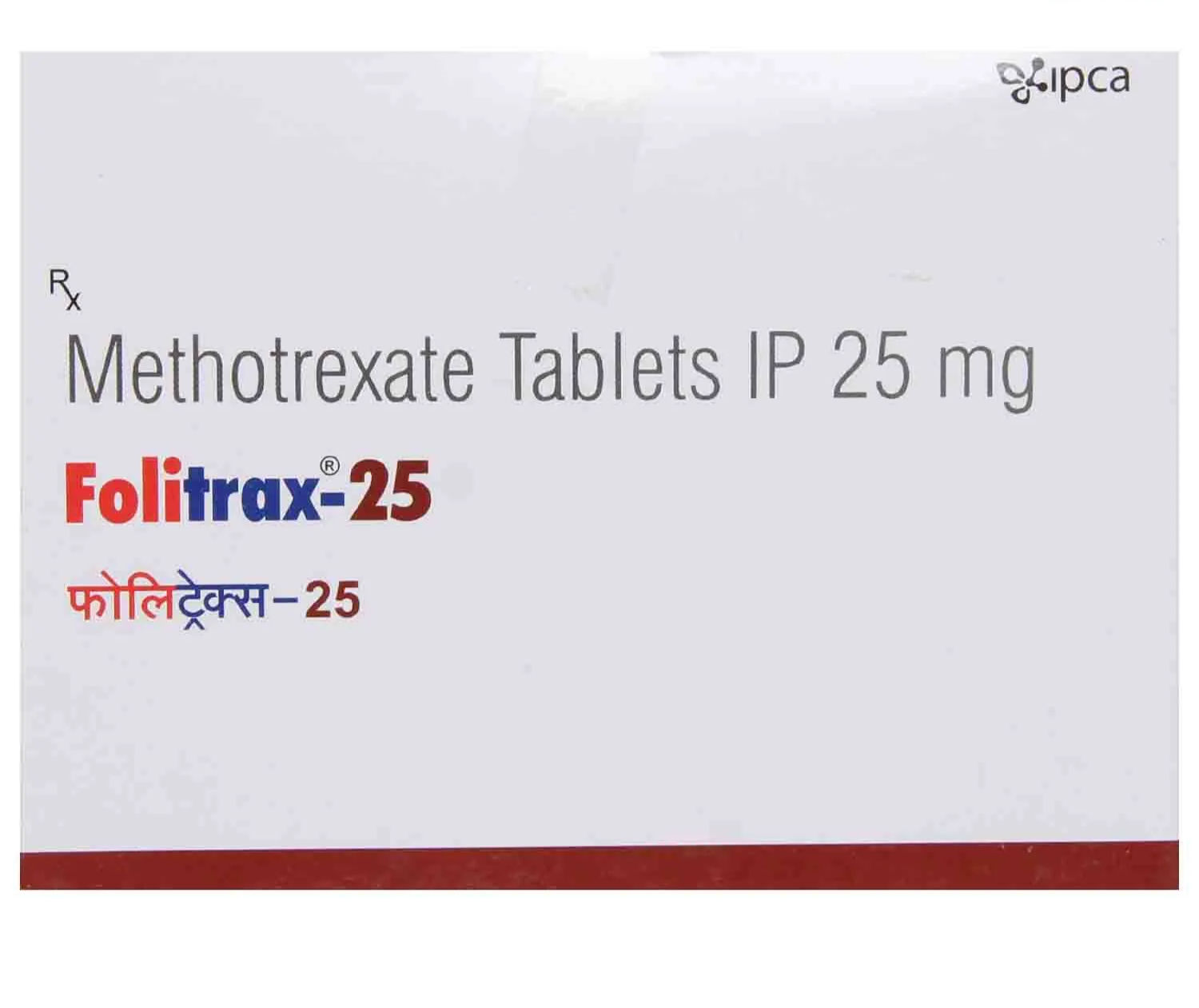 Folitrax 25 mg (Methotrexate) is a medicine used for the treatment of cancer in various parts | skymeds