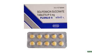 Floslo 5mg Tablet (Solifenacin) is a prescription medication containing solifenacin, which is used to help trea-Pharmacy⁹