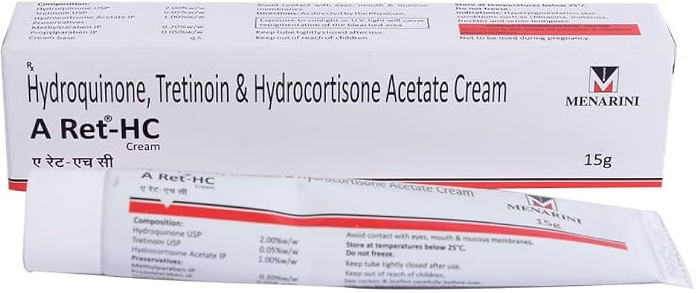 A RET HC CREAMS, a dermatologist-recommended skincare product that effectively treats various skin conditions- Pharmacy⁹