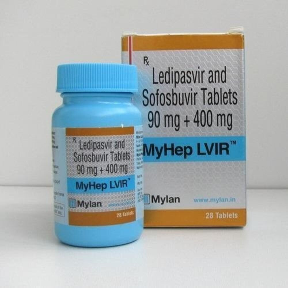 Myhep LVIR 400 mg/90 mg (Sofosbuvir/Ledipasvir) is a combination of two antiviral medicines | Ivermectinkart