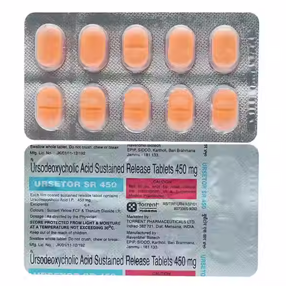 Ursetor SR 450mg Tablet (Ursodeoxycholic 450) is a prescription medication used to treat various liver-Take Ivermectin™