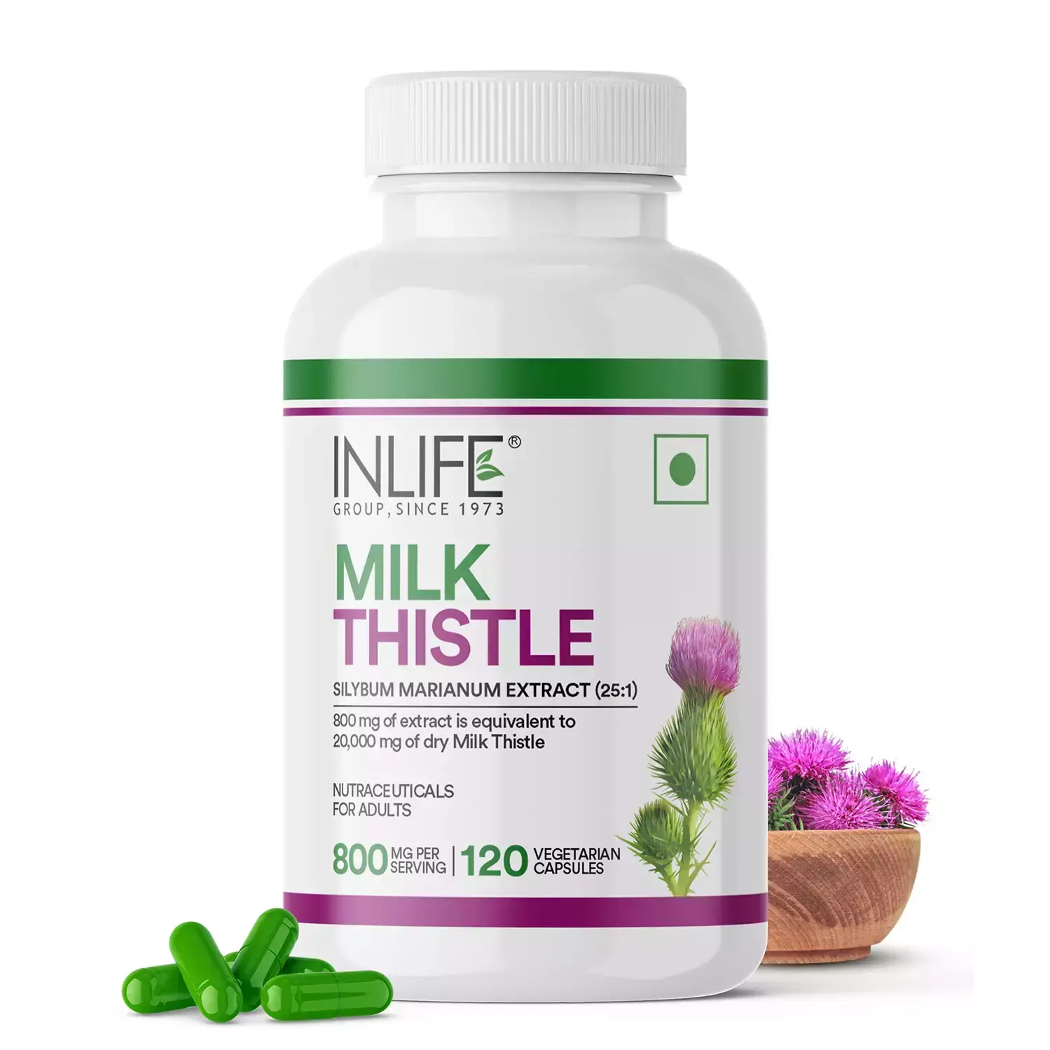 Milk Thistle 800 mg Capsule is suggested for various reasons like protecting the liver as well | Ivermectinkart