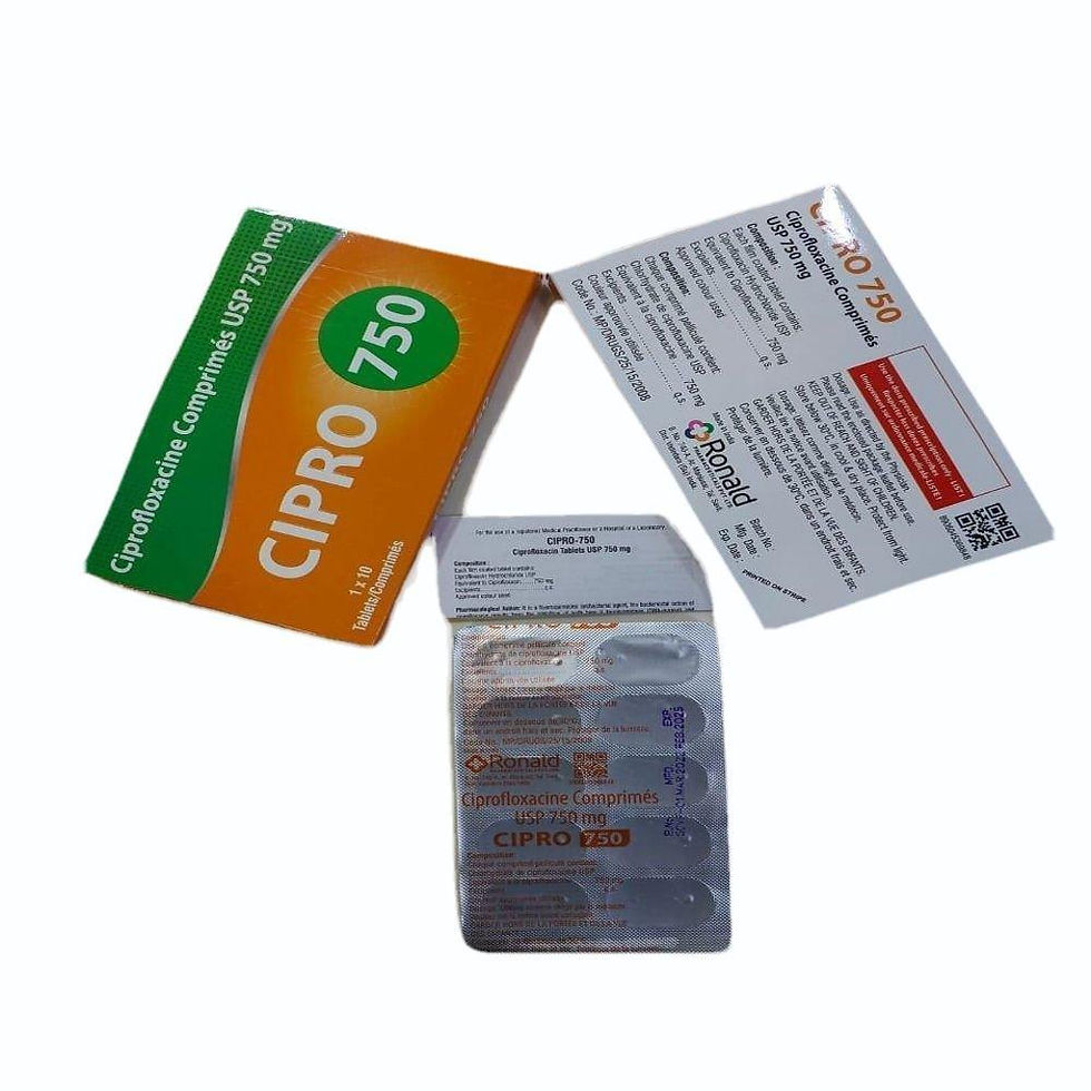 Cipro 750 (Ciprofloxacin) In most cases, people with bacterial infections find improvement | skymeds