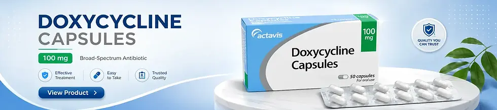 DOXYCYCLINE 100 MG is a powerful antibiotic used to treat a variety of infections | theskymeds