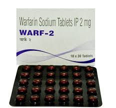 Warf 2mg Tablet (Warfarin 2mg)is a prescription medication used to prevent and treat blood-skymeds