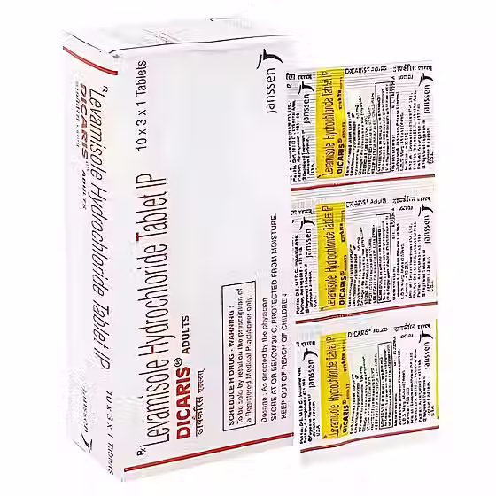 Dicaris (Levamisole) Adults Tablet is an antiparasitic medication | Ivermectinkart