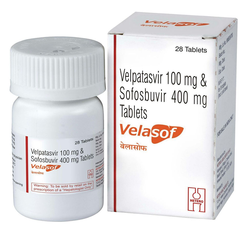 Velasof 400 mg/100 mg (Sofosbuvir/Velpatasvir) contains the active components Sofosbuvir | skymeds