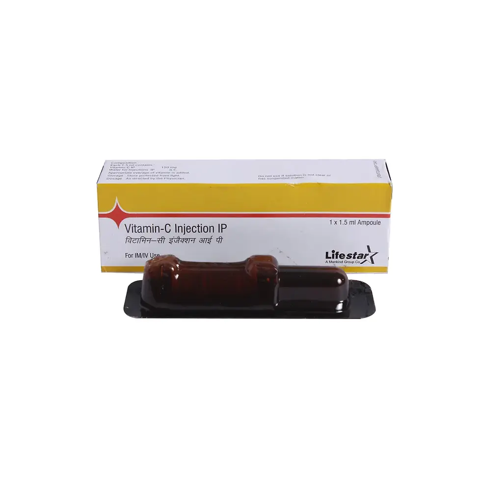 Vitamin C 150mg Inj (Ascorbic Acid) is a nutritional supplement | skymeds