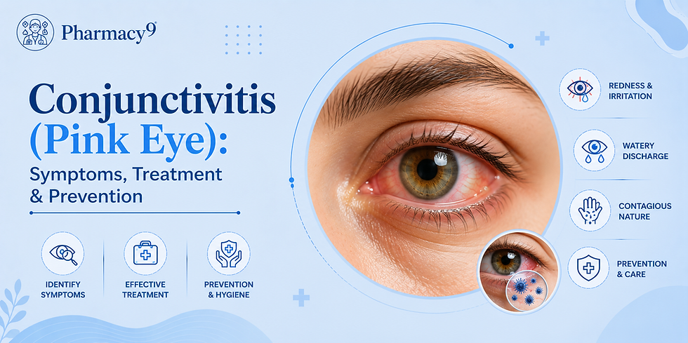 Conjunctivitis (Pink Eye): Symptoms, Treatment & Prevention | Pharmacy9