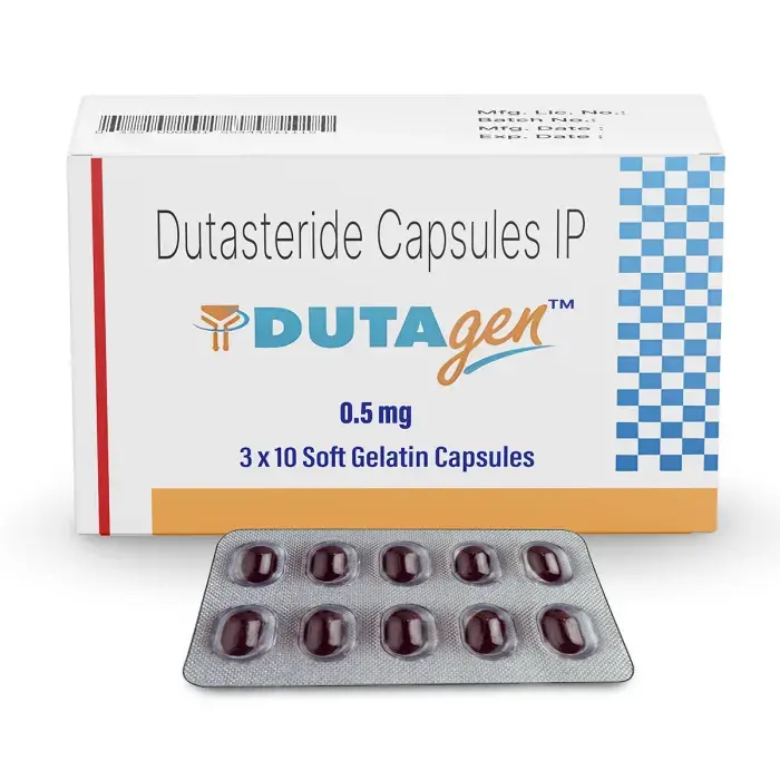 Dutagen 0.5 Capsules (Ditasteride 0.5mg) is used in the treatment of benign prostatic hyperplasia-skymeds