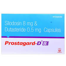 Prostagard D8 Capsule (Silodosin / Dutasteride) is a prescription medication that contains a combination- Pharmacy⁹