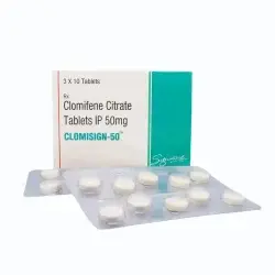 Clomisign 50mg (Clomiphene) is a medicine used to treat female infertility | skymeds