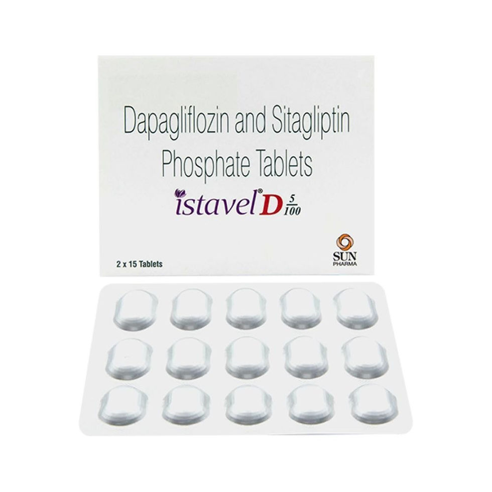 Istavel D Tablet (Dapagliflozin/Sitagliptin) is a combination medicine that helps control-skymeds