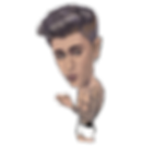 justin bieber caricature