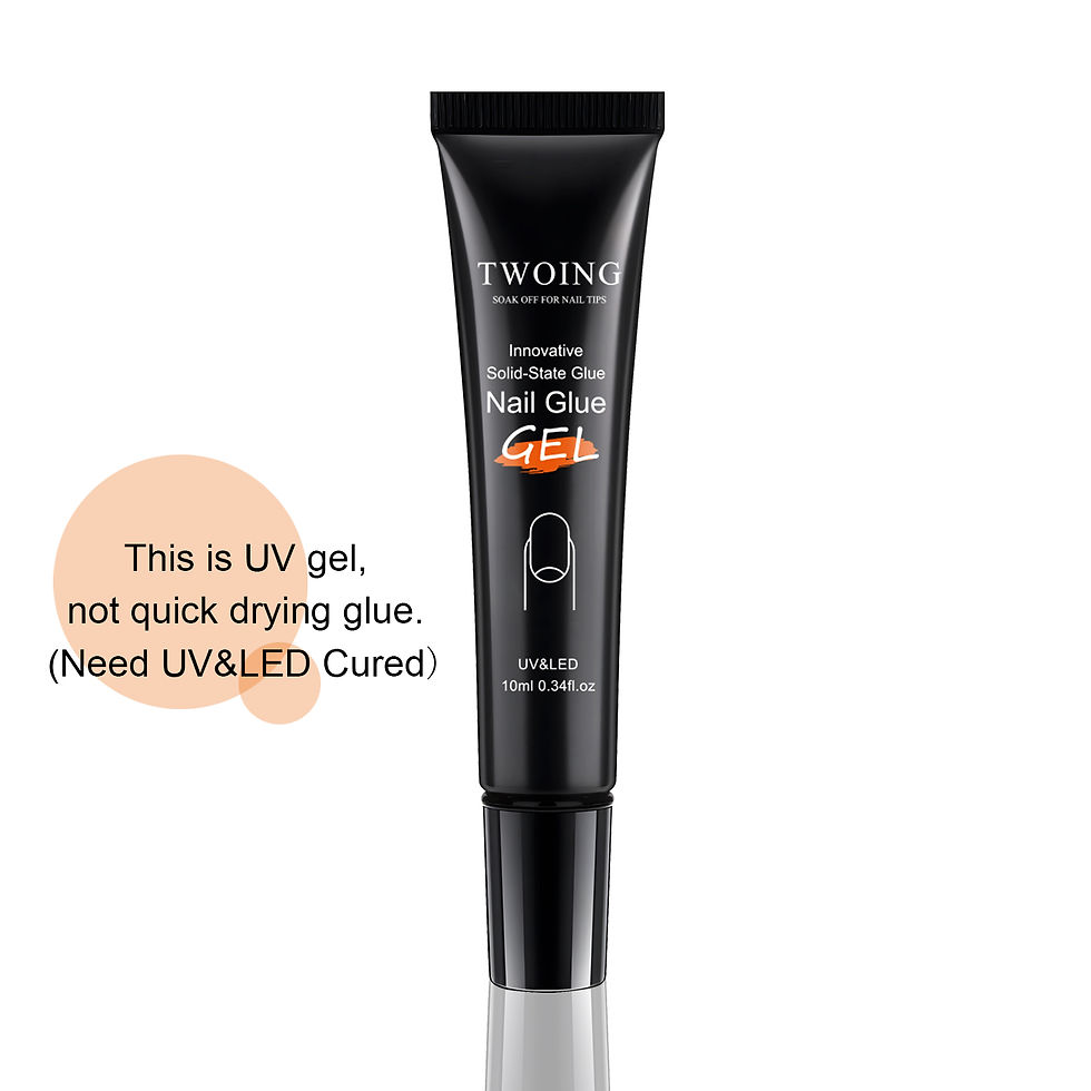 Thumbnail: Solid Nail Glue Nail Tips Gel for Press On Nails,Acrylic Nail Gel for Manicure E