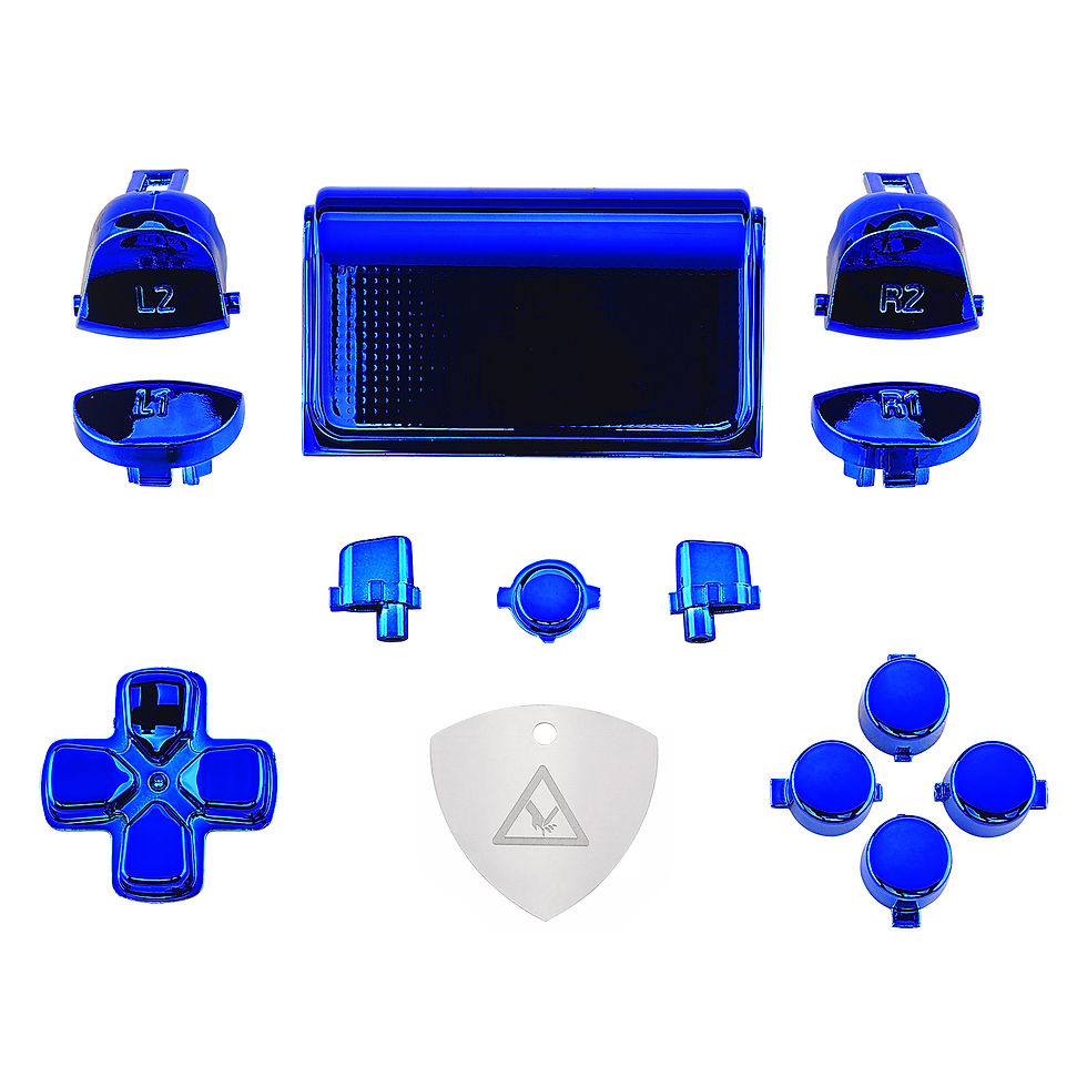 Thumbnail: eXtremeRate Customized Full Set Buttons L1R1 L2R2 Dpad Home Share Options w/ Too