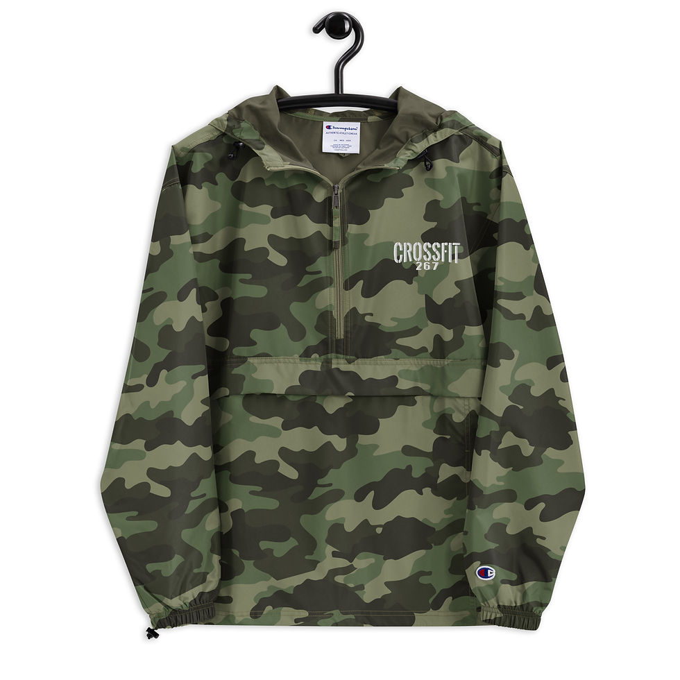 Thumbnail: Embroidered Champion Packable Jacket