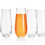 Thumbnail: Opulent Braga Stemless Champagne Flutes: European crystal elevates every toast
