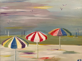 Day at the Beach 12x16