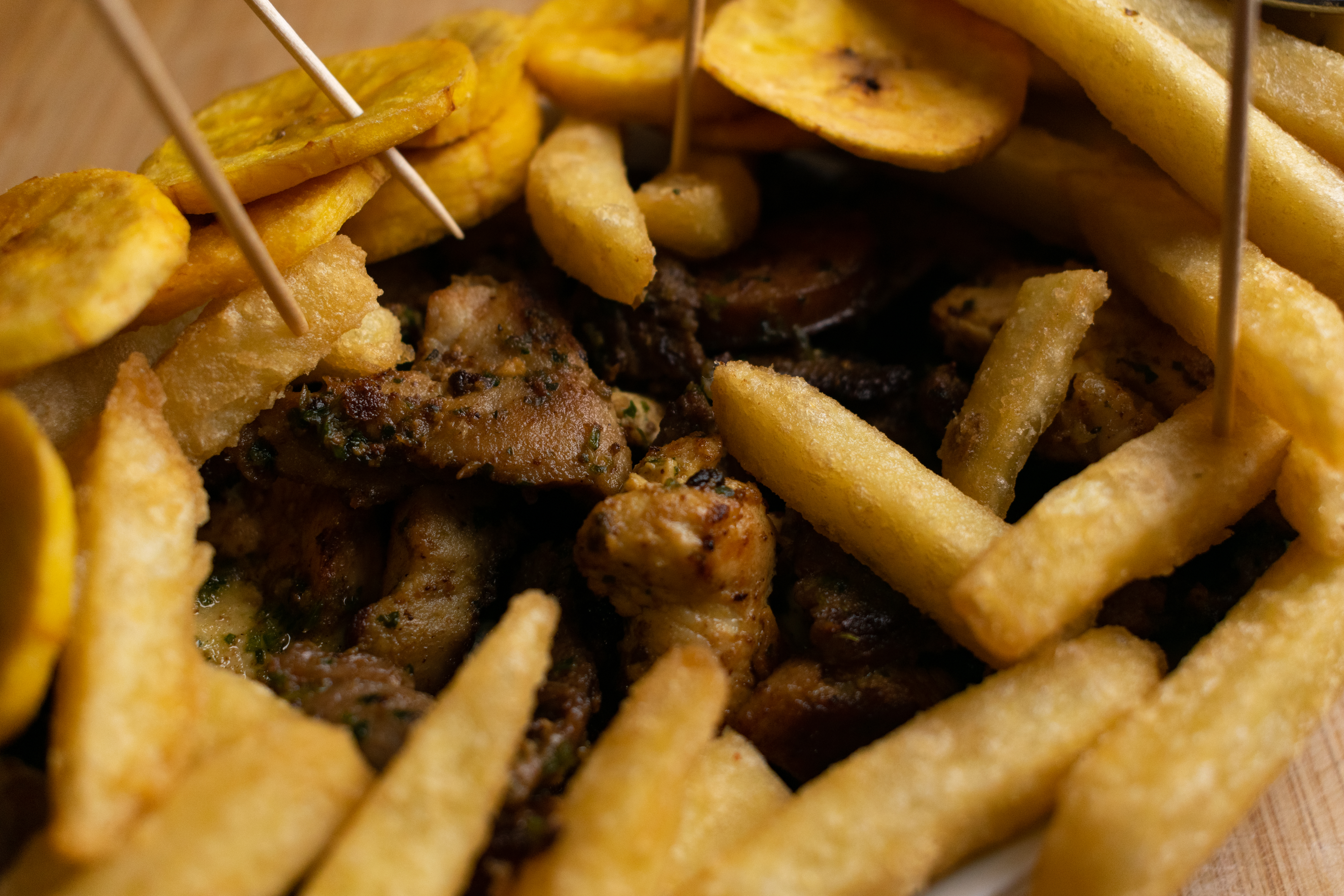 Arranged Food and Objects