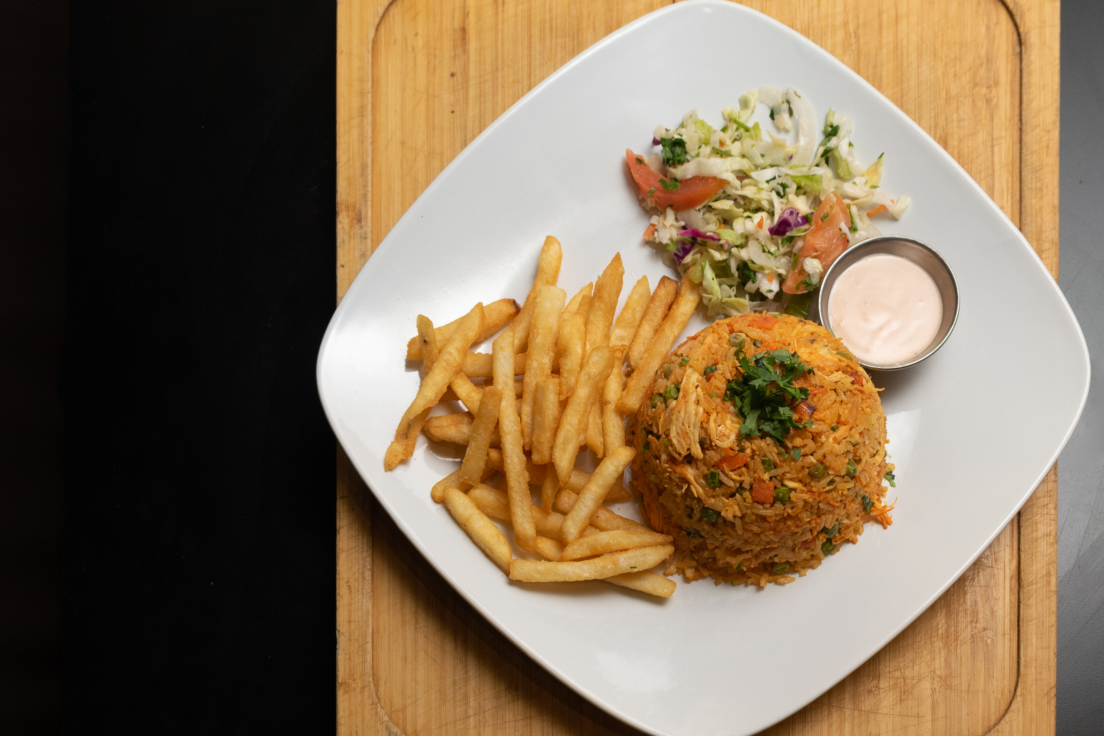 Arranged Food and Objects