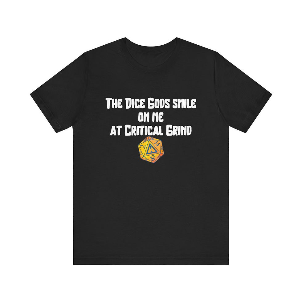Thumbnail: dice gods smile_White Text