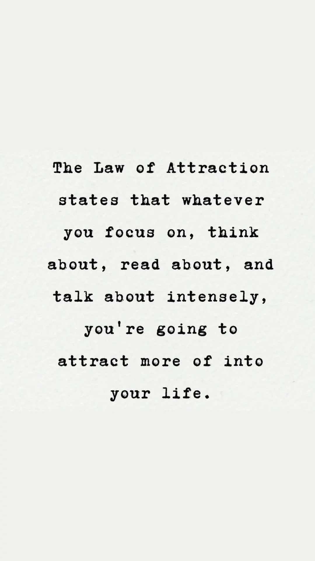 Law of attraction qoute