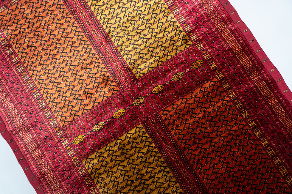 Thumbnail: Qum Double-Side 100cm x 150cm Silk Carpet